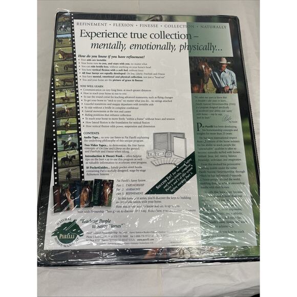 NEW Pat Parelli's Savvy System Part 2 VHS Cassette Horse Training Video Set - Picture 4 of 4